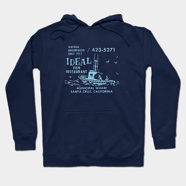 Ideal Fish Retro Hoodie by KevShults